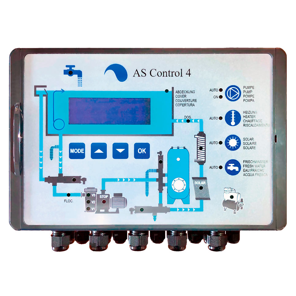 AS Control 4 система управления скиммерным бассейном