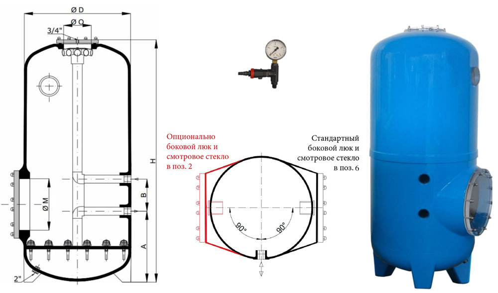 фильтр для бассейна Calplas AFMP