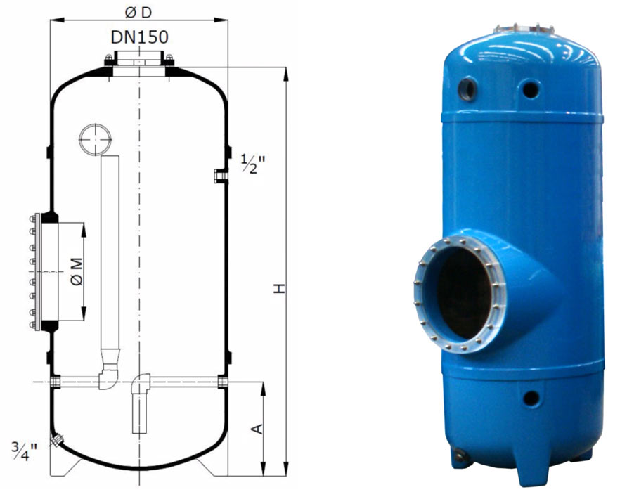 Контактные озоностойкие резервуары Calplas серии CO