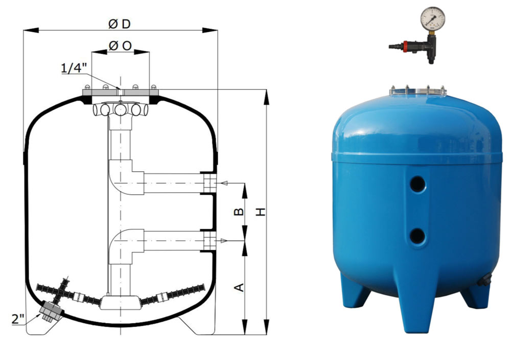 фильтр для бассейна Calplas FA
