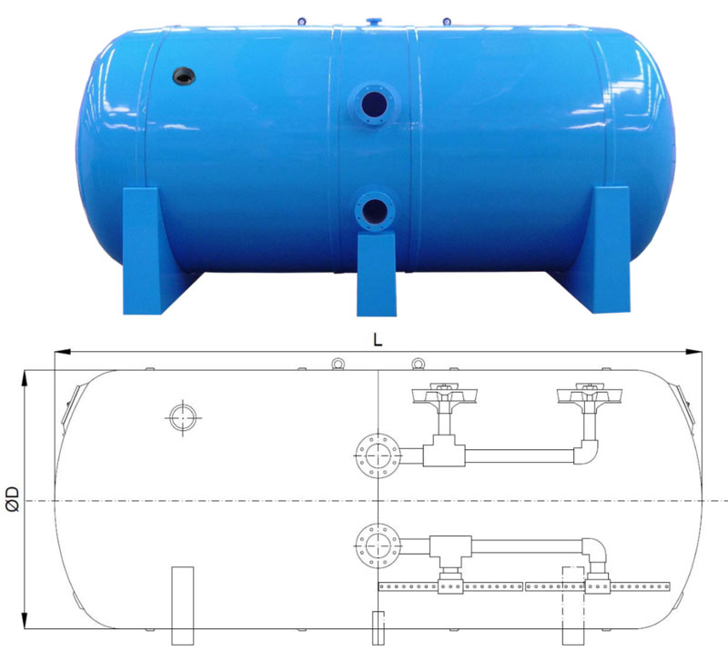 ГОРИЗОНТАЛЬНЫЕ ФИЛЬТРЫ Calplas для бассейнов