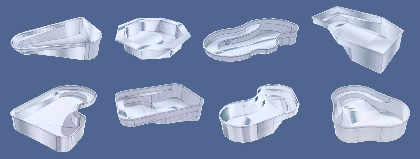 Бассейны из нержавеющей стали любой формы
