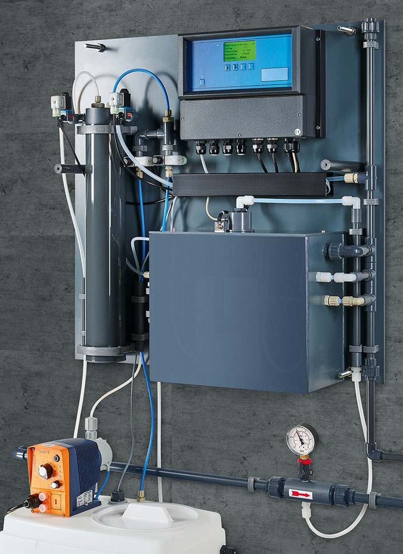 Дезинфекция воды с мембранным электролизом, установки EWT AQUACLEAN