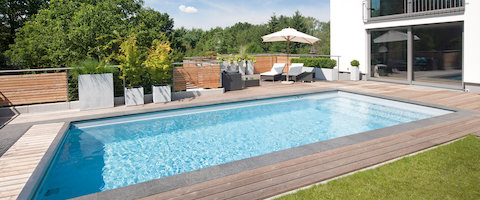 Композитный бассейн из Германии RivieraPool Linear