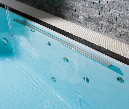 Опции композитного бассейна - гидромассажные системы