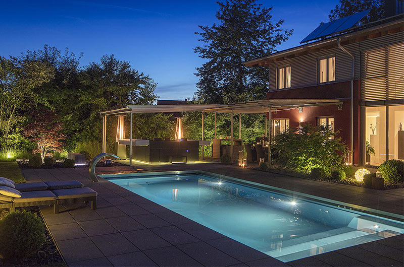 Композитный бассейн RivieraPool цвет серый гранит