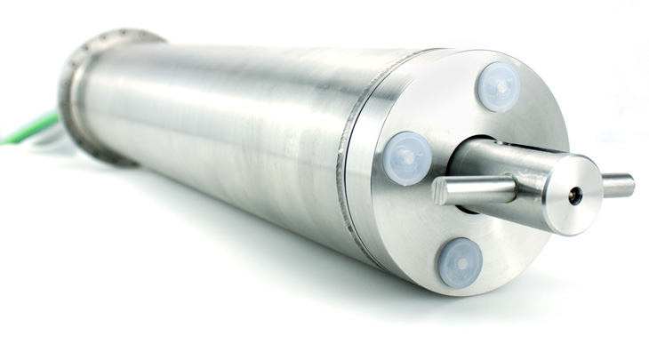 Внутривальный привод сматывания жалюзийного покрытия для бассейна