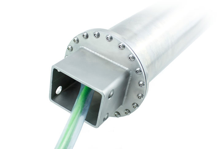 Внутривальный привод сматывания жалюзийного покрытия для бассейна