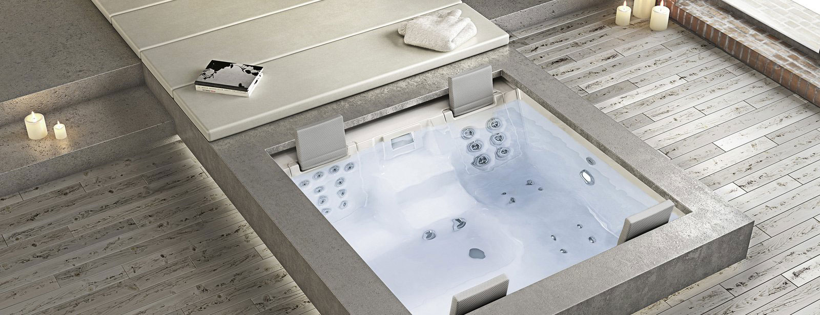 Спа бассейн RivieraSpa STRATO 2.0 встраиваемый