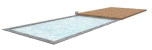 Сдвижная терраса и покрытие для бассейна TROPICA HOLZDECK