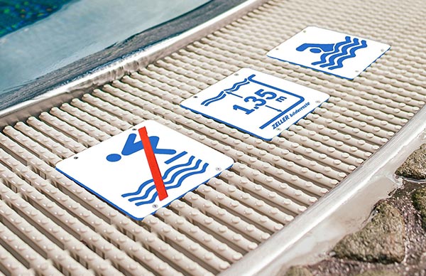 Переливная решетка Zeller с табличкой, ТД ЭКТИС