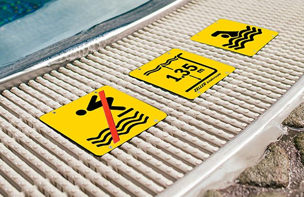 Переливная решетка Zeller с табличкой, ТД ЭКТИС